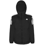 Jaqueta com Capuz adidas Essentials Ins Hooded - Feminina PRETO/BRANCO