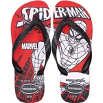 Chinelo Havaianas Top Marvel - Masculino Vermelho/Preto