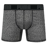 Cueca Boxer Puma Active Style - Adulto PRETO/CINZA