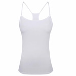 Camisete Regata Puma Nadador com Alça Regulável - Feminina BRANCO