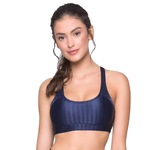 Top Selene 3D com Bojo - Adulto AZUL ESCURO