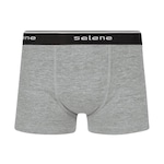 Kit de Cuecas Boxer Selene Algodão - 2 Unidades - Infantil PRETO/CINZA