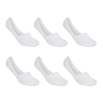 Meia Selene Sapatilha Invisível - Masculino - 6 Pares BRANCO