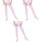 Kit Meia-Calça Selene Ballet/Jazz com 3 Unidades - Infantil ROSA