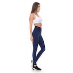 Top Fitness com Bojo Rola Moça Compression - Adulto BRANCO/PRATA