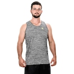 Camiseta Regata Esporte Legal Rajada Plank - Masculina CINZA/PRETO