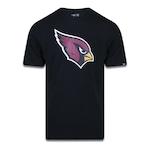 Camiseta New Era Plus Size Regular Manga Curta Arizona Cardinals - Masculino PRETO