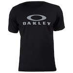 Camiseta Oakley Bark Tee Black - Masculina PRETO