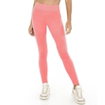 Calça Legging Alto Giro Melange - Feminina ROSA