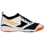 Chuteira Futsal Max 1000 Ecoknit Penalty - Adulto BRANCO/OURO