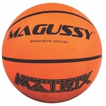 Bola de Basquete Magussy Oficial Tamanho 7 LARANJA ESC/PRETO