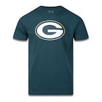 Camiseta New Era Bay Packers Basic Logo - Masculina VERDE