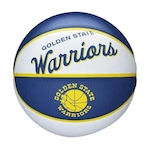 Bola de Basquete Wilson Golden State Warriors NBA Team Retro Azul/Amarelo