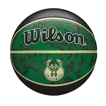 Bola de Basquete Wilson Milwaukee Bucks NBA Team Tiedye 7 VERDE/PRETO