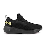 Tênis Skechers Go Run Fast Valor - Feminino PRETO/OURO