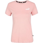 Camiseta Puma Essentials Small Logo Tee - Feminina Rose