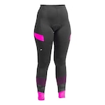 Calça do Ciclista Poker Venus Acolchoada - Feminino PRETO/ROSA