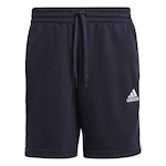 Bermuda adidas Essentials 3 Stripes - Masculina PRETO/BRANCO