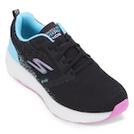 Tênis Skechers Go Run Ride 8 - Feminino PRETO/ROSA CLA