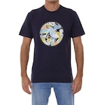 Camiseta Quiksilver Jungle Boogie - Masculina AZUL ESCURO