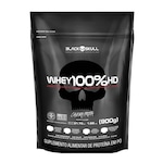 100% Whey HD Black Skull Refil - Morango - 900g Nao Se Aplica