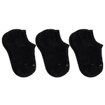 Kit Meias Sapatilha Lupo - 3 Pares - Infantil PRETO