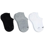 Kit Meias Sapatilha Lupo - 3 Pares - Infantil BRANCO/PRETO