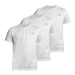 Kit Camiseta Muvin Color Dry Workout Ss - 3 Unidades - Masculino BRANCO