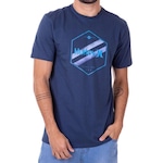 Camiseta Hurley Hexa Two - Masculina AZUL ESCURO