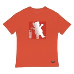 Camiseta Grizzly On The Grind Ss - Masculina LARANJA