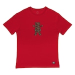 Camiseta Grizzly Rose Garden Bear Ss - Masculina VERMELHO