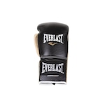 Luvas de Treino Powerlock Amarração 18 OZ Everlast Boxe - Adulto PRETO