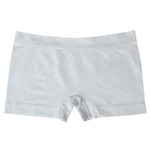 Calcinha Boyshorts She sem Costura - Feminina BRANCO