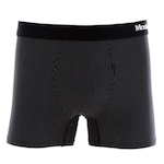 Cueca Boxer Mash Risca de Giz Microfibra Elástico - Masculina PRETO