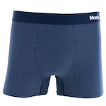 Cueca Boxer Mash Risca de Giz Microfibra Elástico - Masculina AZUL ESCURO