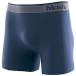 Cueca Boxer Mash Sem Costura Microfibra - Adulto PRETO/AZUL ESC