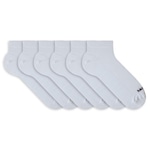 Kit de Meias Cano Curto Mash Esportiva com 6 pares - Adulto BRANCO