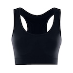 Top Fitness Mash Microfibra Sem Costura - Feminino PRETO