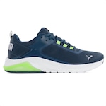 Tênis Puma Electron e - Masculino AZUL ESC/VERDE