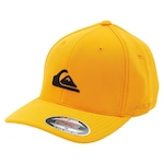 Boné Aba Curva Quiksilver Emb Solid Black - Fechado - Adulto AMARELO