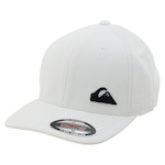 Boné Aba Curva Quiksilver Plate Side Black - Fechado - Adulto BRANCO