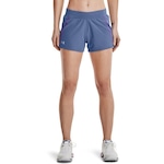 Shorts Under Armour Qualifier Speedpocket - Feminino AZUL