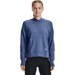 Blusão Under Armour Rival Terry Taped Hoodie - Feminino AZUL