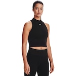 Camiseta Regata Under Armour Rush Seamless Top Fitness - Feminina PRETO