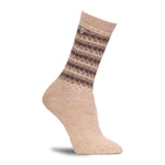 Meia Cano Alto Columbia Texture Wool Crew - Adulto MARROM