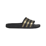 Chinelo adidas Adilette Aqua - Masculino PRETO/OURO