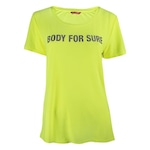 Camiseta Body For Sure Energy - Feminina AMARELO