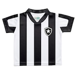 Camiseta do Botafogo Torcida Baby 031 SSX - Infantil PRETO/BRANCO