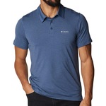 Camisa Polo Columbia Tech Trail - Masculina AZUL