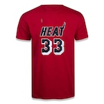 Camiseta Miami Heat Mitchell & Ness Alonzo Mourning 33 - Masculina VERMELHO